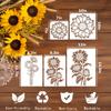 Small 3 3 Size Inches Easy To Clean Animal And Insect Patterns Flower Diy Hollow Painting Template Painting Tools Pet Decorative Template