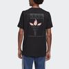 Adidas Originals Trefoil Eternal Flame Print Short Sleeve T-Shirt Men Tops Black GK5904