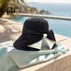Foldable Sun Hat for Travel 2 Pcs Women's Bowknot Bucket Hat, UV Protection Wide Stylish Brim Beach, Hiking, Camping, Outdoor Women