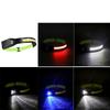 COB+XPE LED Sensor Headlight Built-in Battery USB Rechargeable Headlamp 5 Lighting Modes Bike Camping Light