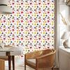 Retro Wallpaper White, Light Gray and Cream for Living Room and Bedroom 50x1000