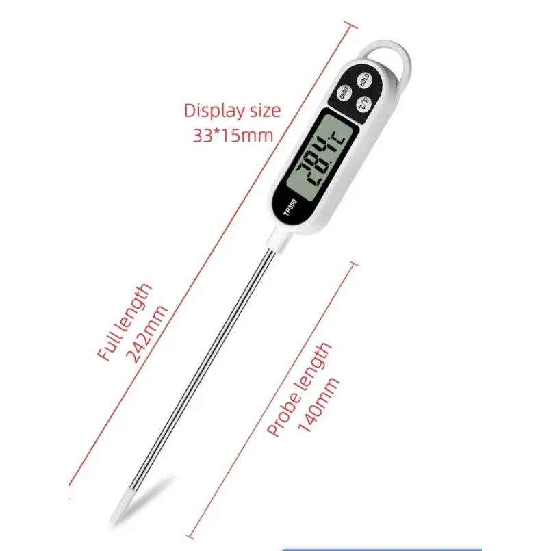 Stainless Steel Probe Type Household Food Thermometer Pen Type Milk Temperature Cooking Food Thermometer2