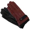 Leather Cold Smartphone Hand Bordeaux [Sankyo Shokai] Men's Gloves, Protection, Compatible, Stitched