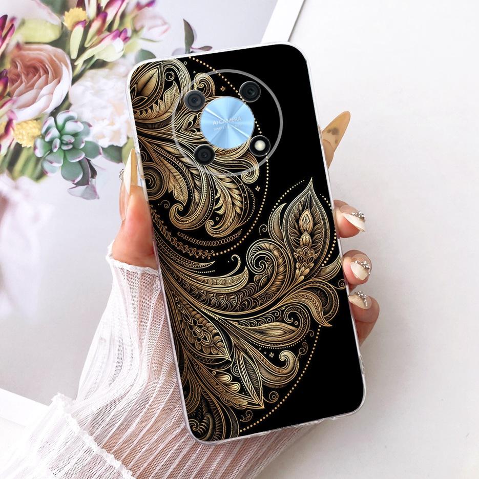 For Huawei Nova Y90 Case CTR-LX2 CTR-LX1 New Flowers Butterfly Painted Cover Soft Silicone Case For Huawei Nova Y90 NovaY90 Bags
