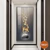 JINGRUIXIANG Вертикальная декоративная холщовая картина для прихожей