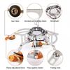 Camping Windproof Burner 3200W Windproof Foldable Electric Ignition Outdoor Portable Gas Stove Outdoor Camping Hiking Fishing