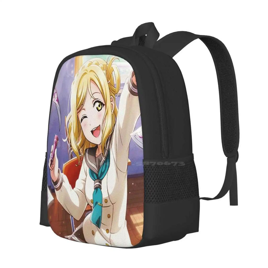 Мари Охара-Love Live! Солнечный свет!! Школьные сумки Дорожный рюкзак для ноутбука Мари Охара Охара Мари Love Live Школьный идол-проект Llsip