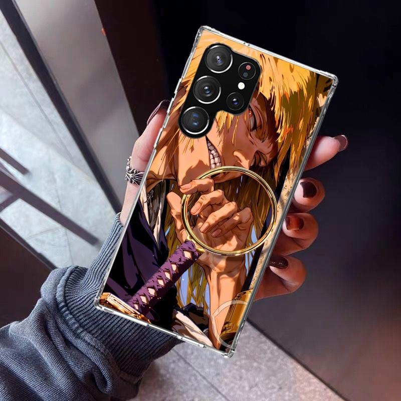 Чехол для телефона Bleach Синдзи Хирако для Samsung Galaxy S26 S25 Edge S24 S23 Ultra S22 Plus S21 S20 FE Мягкая задняя крышка из ТПУ Funda Gala