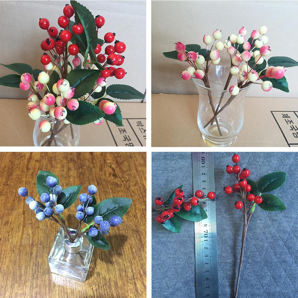 Искусственные фрукты, модный свадебный декор для жениха, имитация шелкового цветка, красные ягоды, свадебный декор