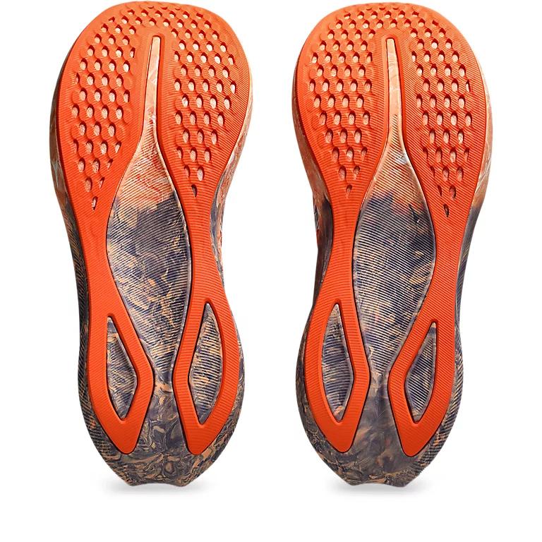 Asics Мужские кроссовки Noosa Tri 16 серо-фиолетовые Mojave оранжевые 1011B872-500