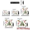 2pcs,Curtains Christmas Tree Ornaments Holiday Gifts Popular Fashionable Curtains Versatile 100% Polyester Curtains Versatile