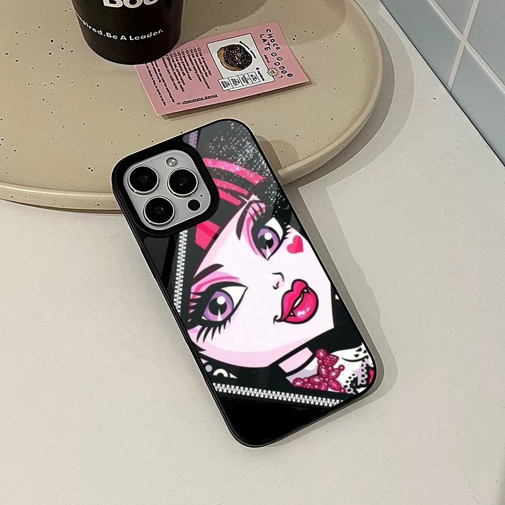 Чехол для телефона M-Monsters-H-High Anime для Iphone 17 16 15 14 Air 13 12 11 Pro Max Mini Plus Fundas Чехол PC+TPU