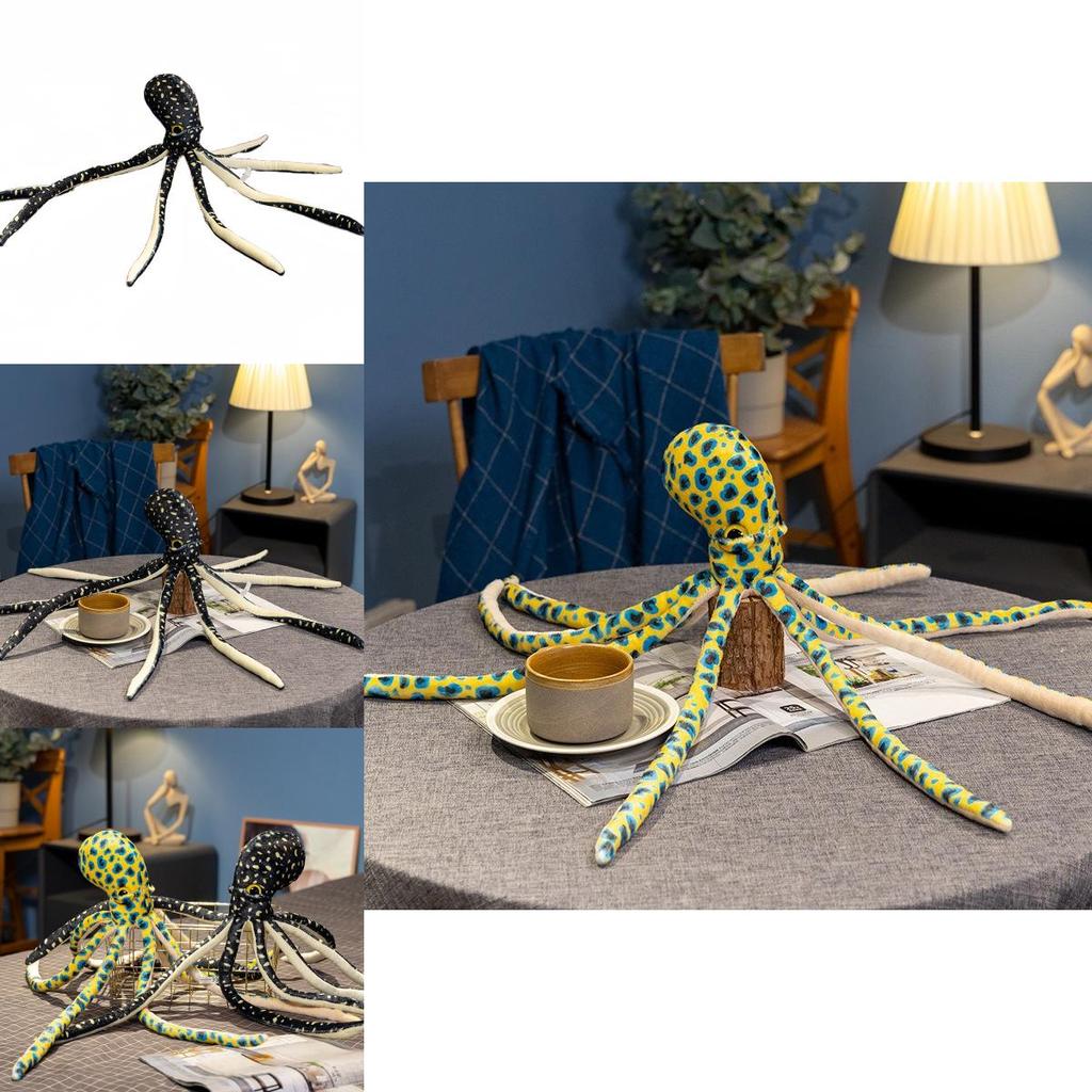 Плюшевая игрушка Осьминог из мира океана, набитая ПП-хлопком, для декора детской комнаты