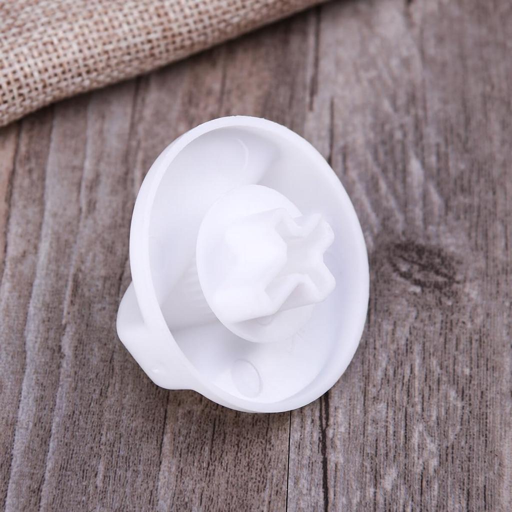 VOSAREA Ручка таймера Сушилка Стиральная машина Стиральная машина Поворотная ручка управления таймером Универсальная ручка переключателя Запасная часть (белый)