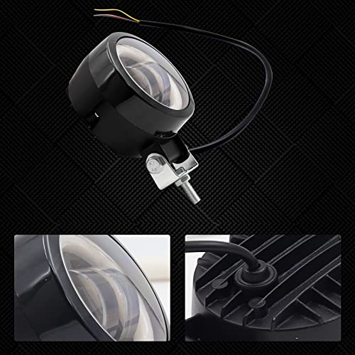Ygmylandbb Мотоциклетные светодиодные противотуманные фары, Кольцо кальмара, Мотоциклетные фары, Дневные ходовые огни, Прожекторы, Светодиодные рабочие фары, Вспомогательные фары, Он