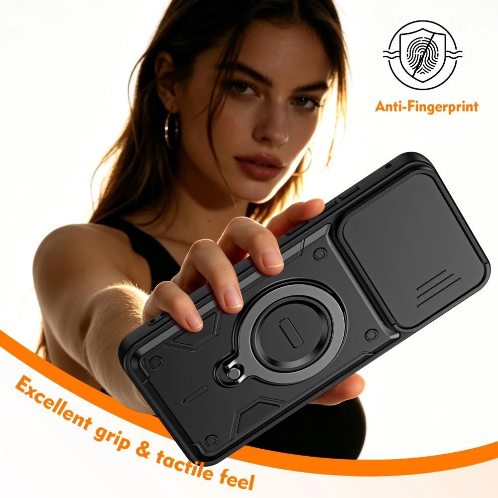 Прочный вращающийся на 360° чехол-держатель для Motorola Edge 70 60 Fusion Pro G86 G56 G06 G85 G15 G05 Металлическое кольцо Защитная крышка для камеры