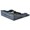 B03C 19+1 20-контактный 4-портовый USB 3.0 Комбинированный кронштейн передней панели USB-хаб Адаптер для ПК Настольного компьютера 3,5-дюймовый отсек для дисковода FDD