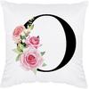 Initial Pillow Covers 18x18 - Monogram L Pillow Cover, Initial Letter Throw Pillow Cover, Monogram Pillow Case L, Monogrammed Gifts for Women, L