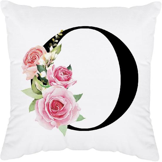 Initial Pillow Covers 18x18 - Monogram L Pillow Cover, Initial Letter Throw Pillow Cover, Monogram Pillow Case L, Monogrammed Gifts for Women, L
