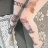 Кавайные Белые Милые Носки с Принтом Кота Харадзюку Выше Колена Высокие Носки Чулки Стиль Y2K Ролевые Игры