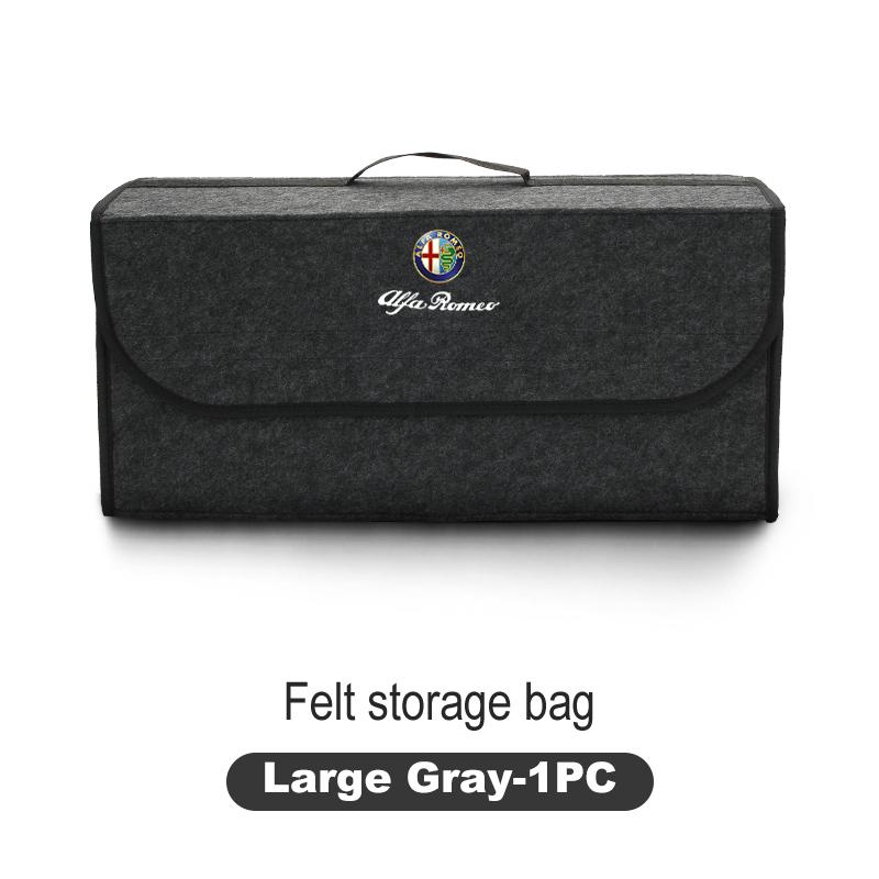 VLFHQ1 Car Trunk Storage Box Organizer Foldable Stowing Container Bag For Alfa Romeo 159 Giulietta Giulia 147 Mito 156 166 GT Stelvio
