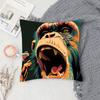 Monkey Pillow Case Fashion Square Pillowcase Bedroom Sofa Room Ins Decoration Leisure