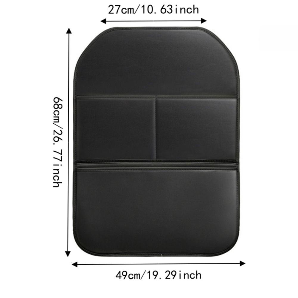 Waterproof Car Seat Backrest Protector Anti Slip Backrest Anti-kick Mat Children's Back Seat