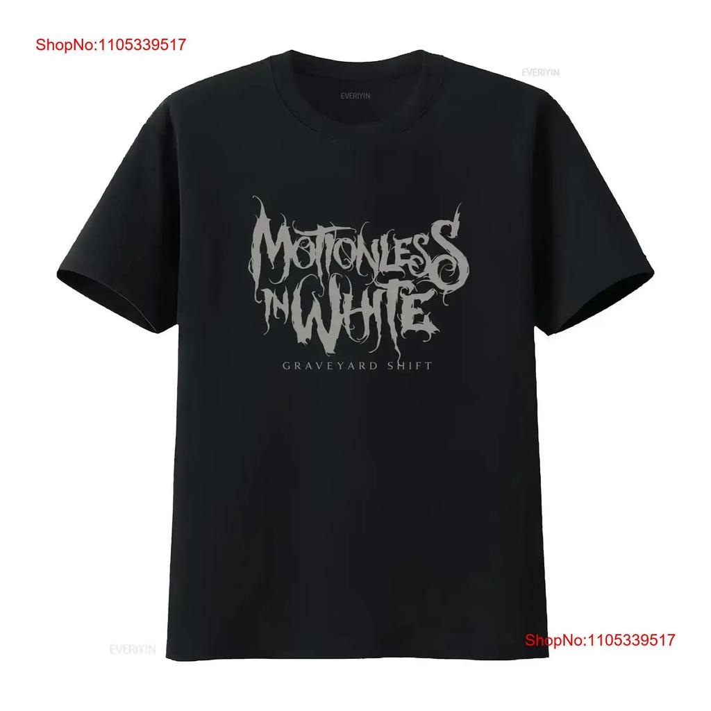 Men's Motionless In White Graveyard Shift Slim Fit T shirt X Large Black vintage Washed Casual