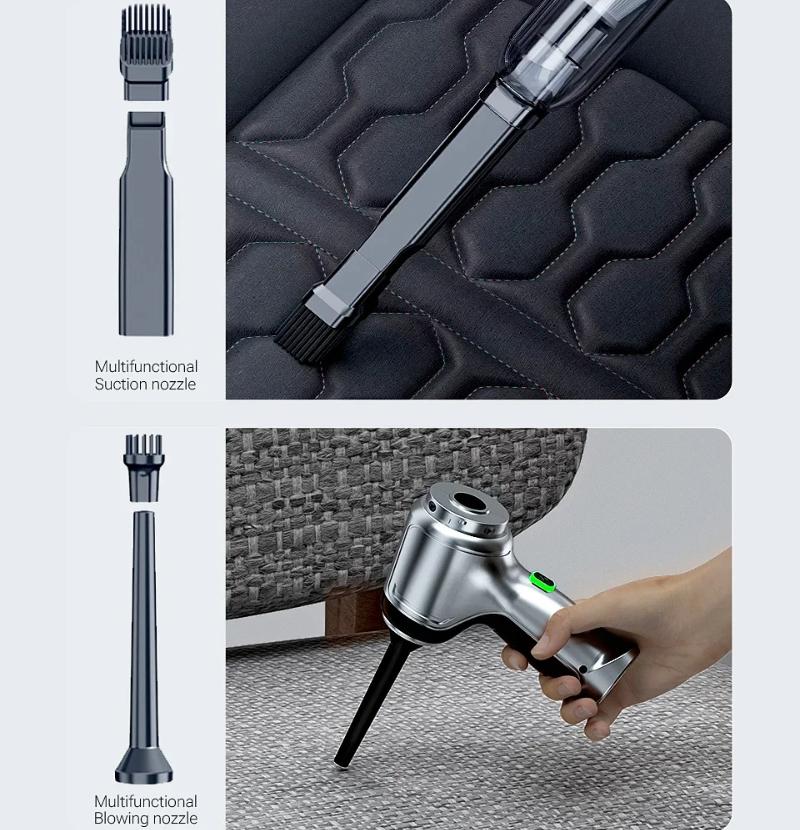 Автомобильный пылесос 638000Па Беспроводной Бесщеточный Мини Ручной Уборочная Машина Мощный Портативный Воздуходувка Пылесос для Автомобиля Дома