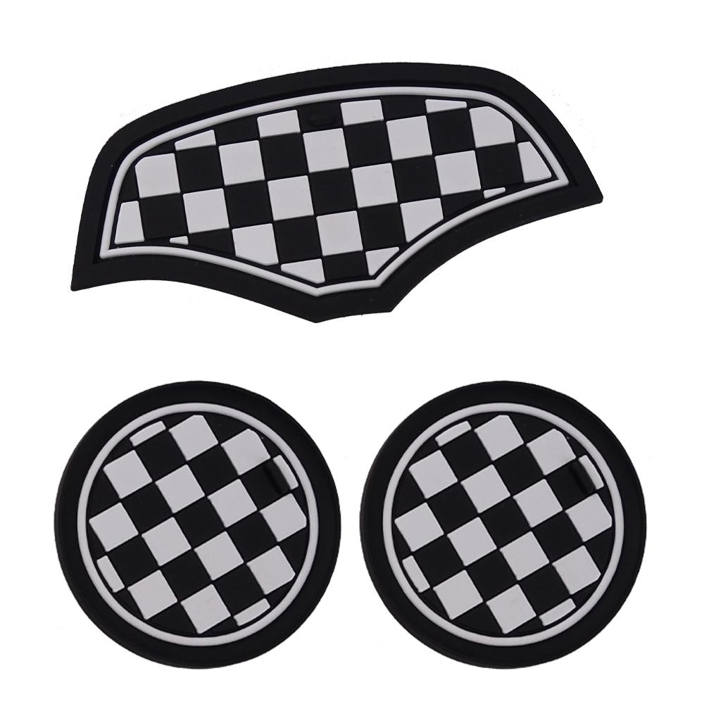 3 шт. Union Jack Подушка-подставка под чашку кофе для автомобиля, Хранение, Автомобильный нескользящий коврик, Аксессуары для Mini Cooper Clubman F55 F56 F60 F54 F57