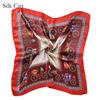 High-quality Luxurious Silk Scarves Headband Scarfs Neck Scarf For Women Chain Silk Scarf Women's Decorative Shawl