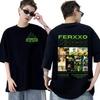Мужская футболка с графическим принтом рэпера Feid Ferxxo, женская хлопковая оверсайз футболка в стиле хип-хоп ретро с коротким рукавом, повседневная одежда для стритвира