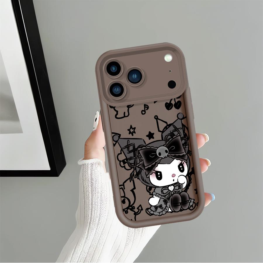 Чехол для телефона для Apple iPhone 17 Pro Max 14 Plus 12 Air XS 16 15 11 16e XR 13 Mini Sanrio Крутой Куроми