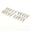 Premium Quality 50pcs Ball Bearing Swivels Double Round Split Rings For Fishing Tackle