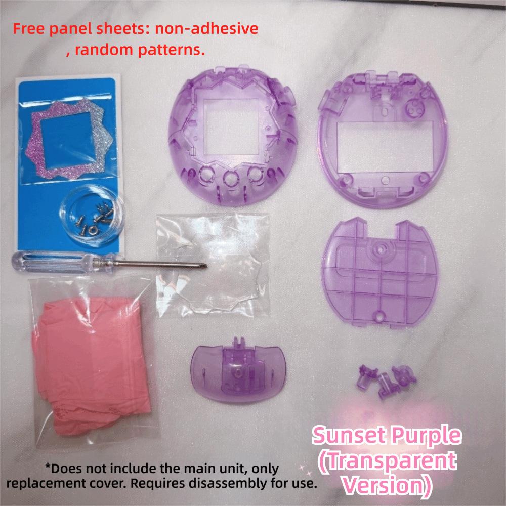 Colorful Shell Replacement Premium Hard Shell Transparent Shell Modification Crystal for Tamagotchi Paradise