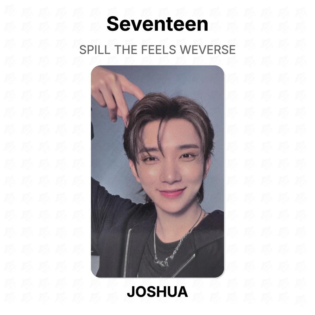 Seventeen SPILL THE FEELS WEVERSE Официальная фотокарточка