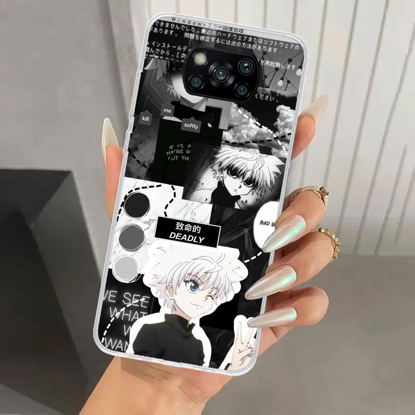 Чехол для телефона Hunter HXH Killua для Xiaomi Poco X7 X6 X5 X4 X3 Nfc F7 Ultra F6 F5 Pro F4 GT F3 M6 M5S M4 M3 Мягкий чехол с принтом X7 X6