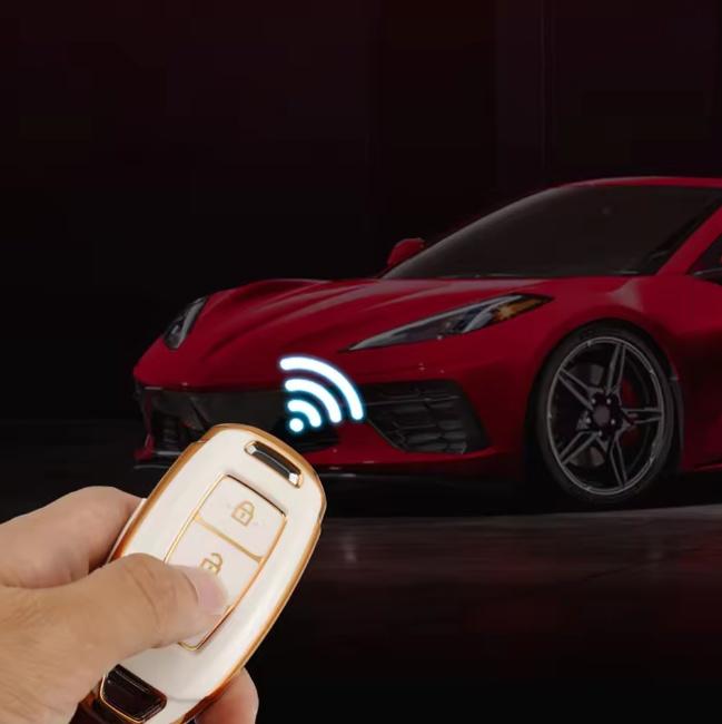 Чехол-брелок для ключа автомобиля из ТПУ с 3/4 кнопками для Hyundai I30 Ix35 KONA Encino Solaris Azera Grandeur Ig Accent Santa Fe Palisade