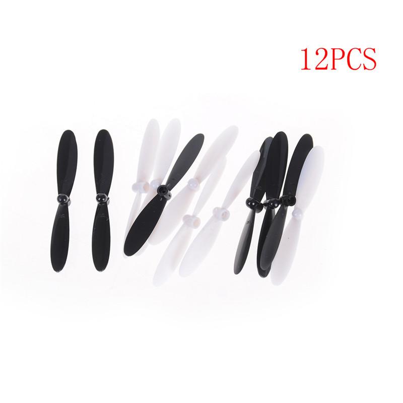 12Pcs 55Mm Long Propeller For Hubsan X4 H107 H107C H107D Quadcopter