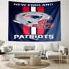 New England Patriots Gear Tapestry Hanging for Bedroom,Livingroom, Playroom,Decor Art Room Wall Tapestry Holiday and Birthday Gifts