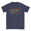 Unisexs Black Teacher Black History T Shirts  Cotton Tops Leisure Short Sleeve Crewneck Tees Gift Idea TShirts