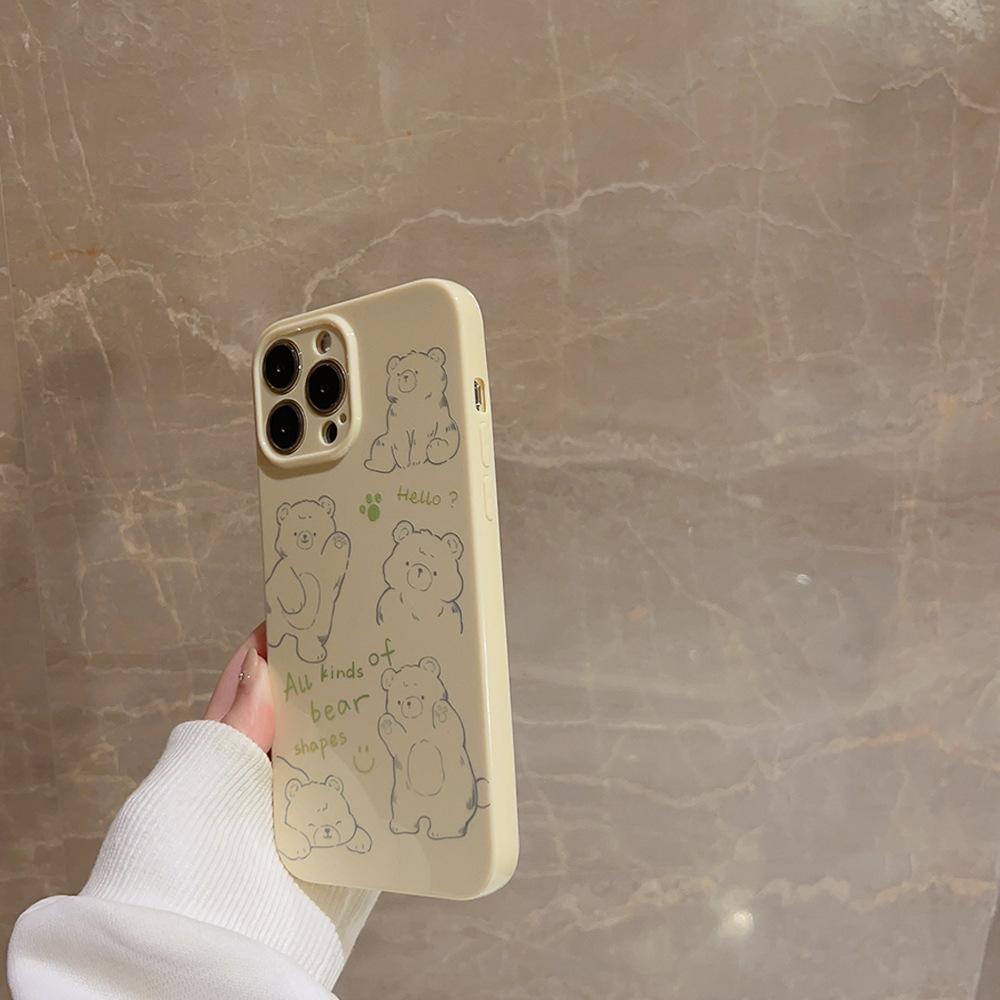 Мультяшный милый чехол с медведем для iPhone 17 iPhone 17 Pro Max