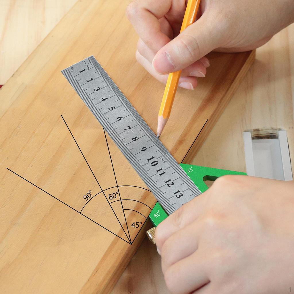 Woodworking Scriber Marking Line Ruler Gauge Easy Carrying Sturdy Slide Rule Positioning Block