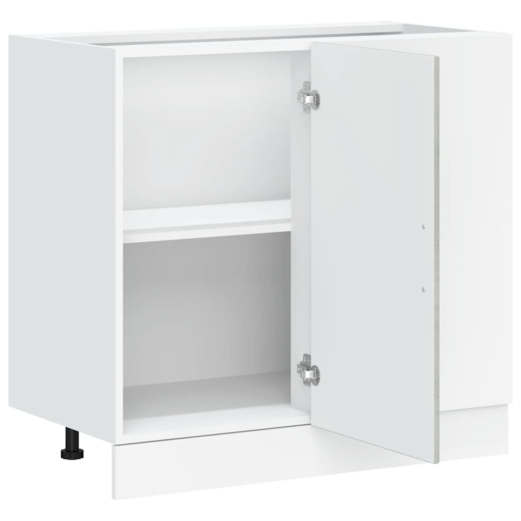 Lyon Kitchen Base Cabinet Concrete Grey Particleboard
