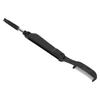 2 in 1 Eyelash Teeth Comb Stainless Steel Dual Heads Foldable Grooming Teeth Eyebrow Brush for Makeup Black