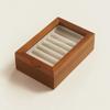 Small Wooden Jewelry Box Portable Travel Ring Earring Storage Box Women's Rings Display Organizer Boxes Jewelry Packaging Boxes
