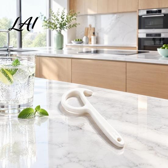 Multipurpose Kitchen Accessory Ring Pull Can Opener Manual Beverage Remover Portable Camping Opener Anti-slip Ergonomic Handle Durable ABS