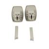 1 Pair Sun Visor Retainer Clip Gray Fit For GMC Savana 1500 2500 3500 2003-2017
