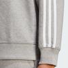 adidas Базовая женская толстовка с тремя полосками Серая IC9905