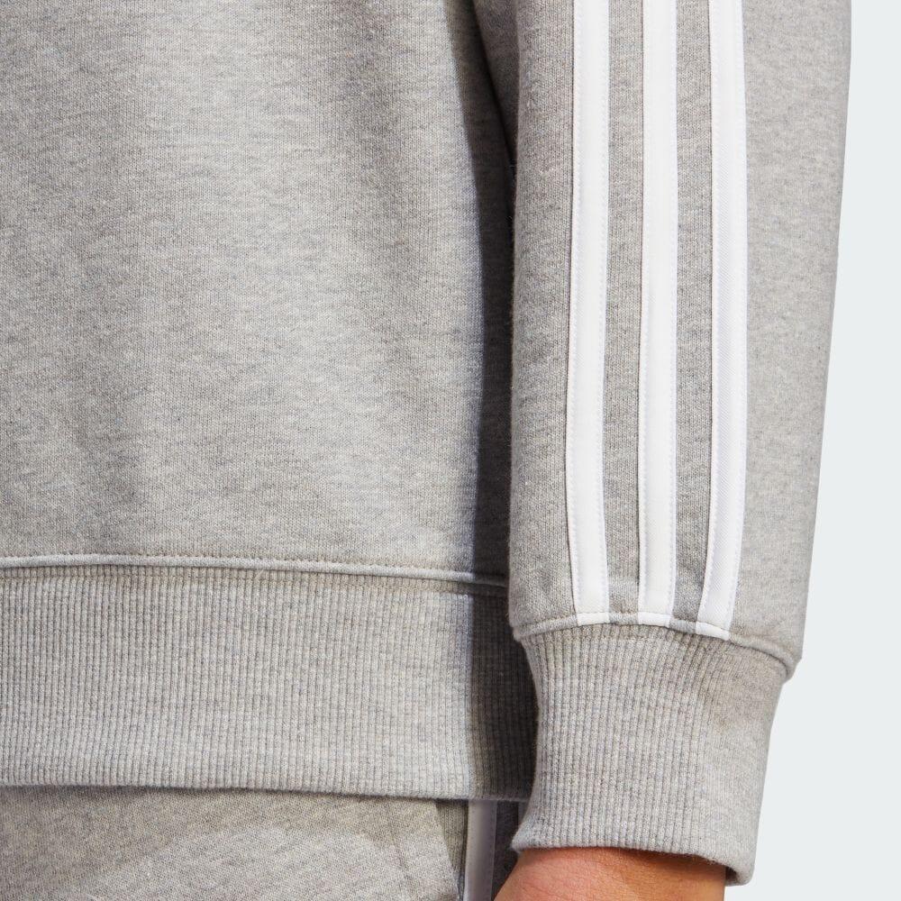 adidas Базовая женская толстовка с тремя полосками Серая IC9905